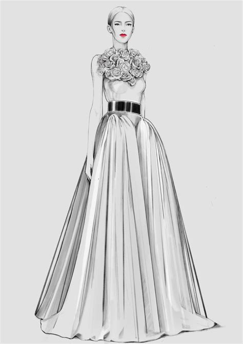 Alex Tang Illustrations | Schizzi vestito, Schizzi di moda, Figure di moda