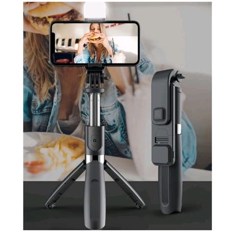 Jual Tongsis 3 In 1 Bluetooth Tripod Selfie Stick Remote Bluetooth 70cm