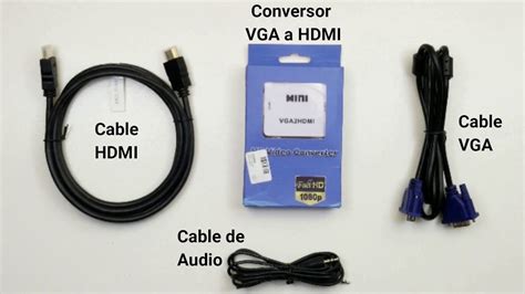 Tutorial Instalación Conversor Vga A Hdmi Youtube