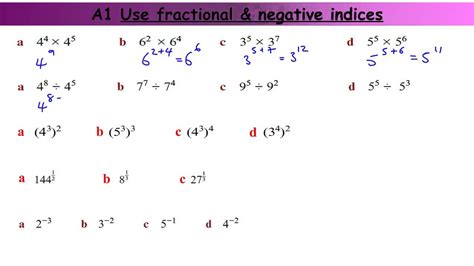 Gcse Core Skills A1 Powers And Indices Laws Youtube