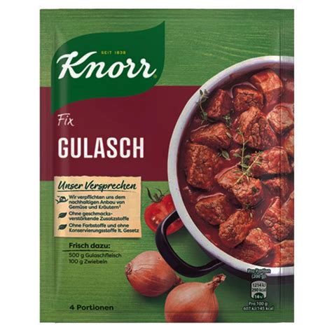 Knorr Fix Goulash Sauce Mix 1 Oz The Taste Of Germany