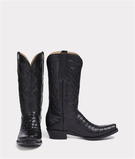 Caiman Boots Handcrafted Exotic Western Boots By Lucchese