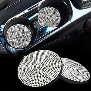 Amazon Uiojokv 2PCS Bling Car Cup Holder Coaster 2 75 Inch