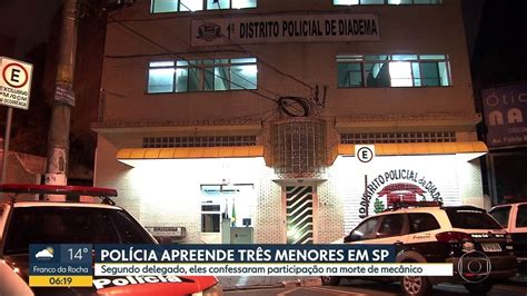 Polícia apreende três menores em SP Bom dia SP G1