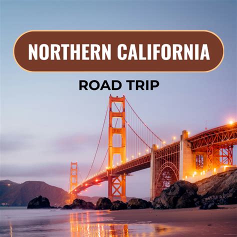 Free Northern California Road Trip Itinerary Template Edit Online