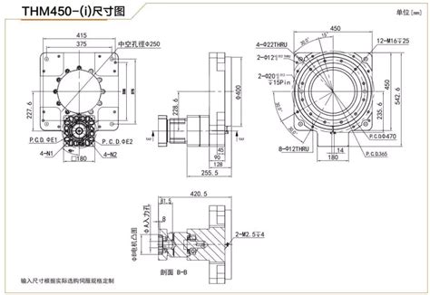 China Thm Hollow Rotary Actuator Rotating Platform Table With High