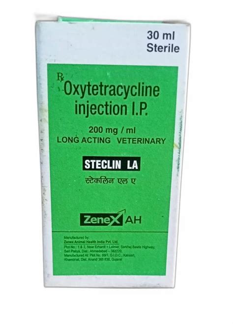 Veterinary 30ml Oxytetracycline Injection Ip At Rs 102 In Gwalior ID