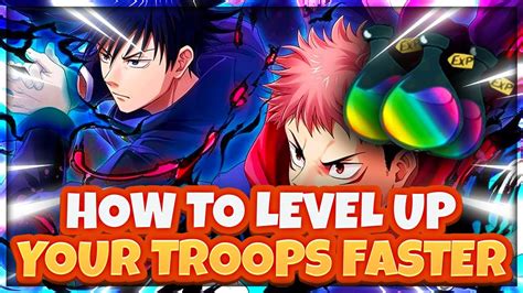 How To Level Up Your Troops Faster Anime Fighters Simulator Youtube