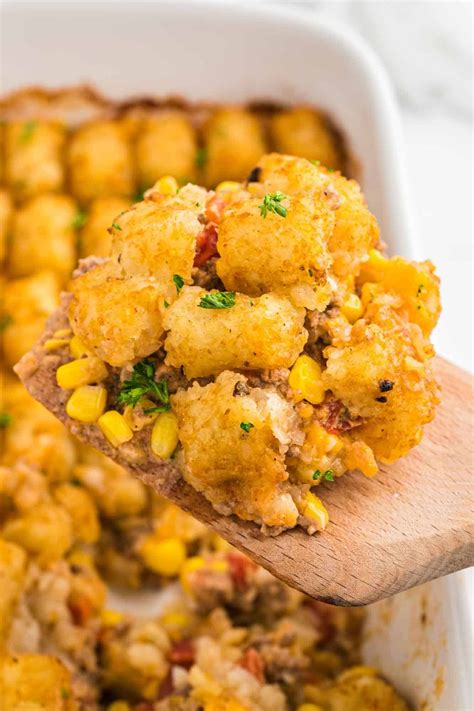 Cowboy Casserole Is A Delicious And Simple To Make Tater Tot Casserole Packed With Ground Beef