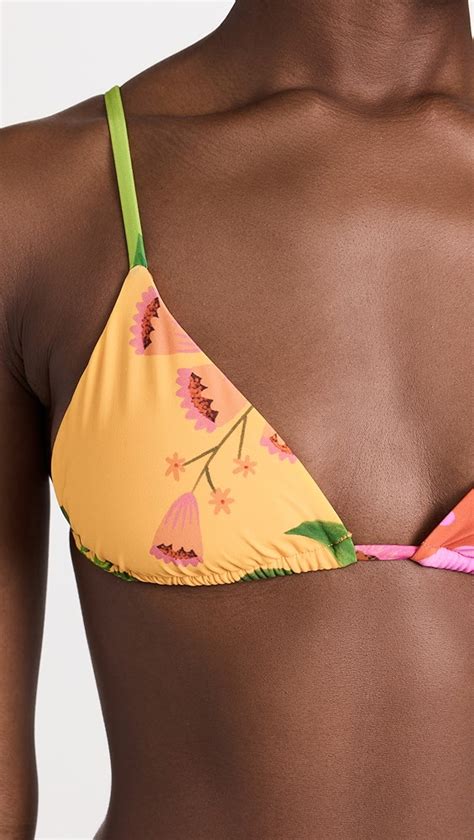 FARM Rio Romantic Garden Bikini Top Shopbop