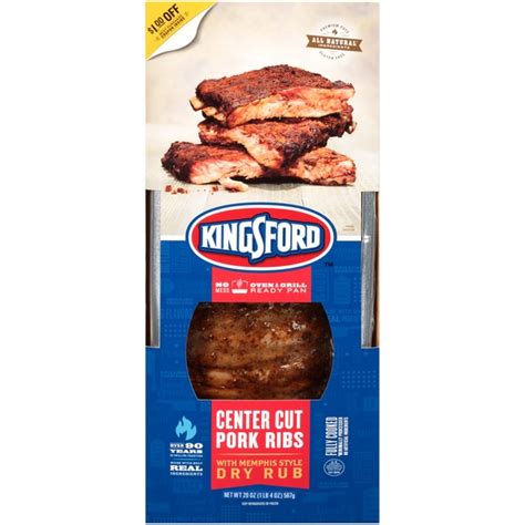 Kingsford Center Cut With Memphis Style Dry Rub Kingsford Center Cut