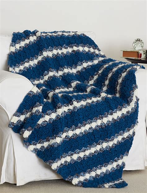 Ravelry Bias Stripes Afghan Pattern By Bernat Design Studio