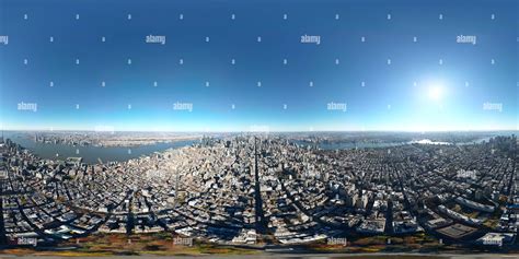 360° view of The core of New York city - Alamy