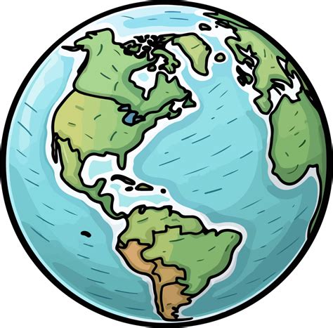 Ai Generated Earth Globe Clipart Design Illustration Png