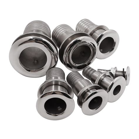 Boat Through Hull Plumbing Fittings Marine Stainless Steel Durable