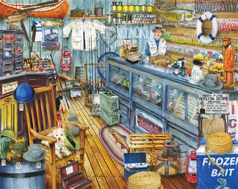 The Bait Shop 1000 Pieces Springbok Puzzle Warehouse