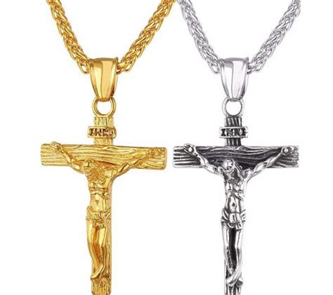 crucifix jesus cross necklace    gifts