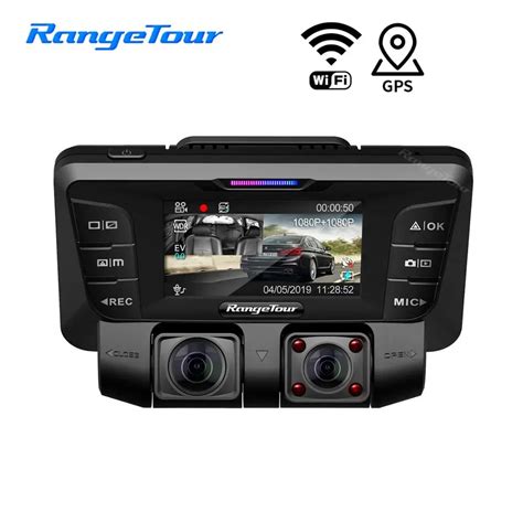 K P Wifi Car Dvr Camera Dash Cam Novatek Dual Lens Double