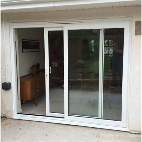 UPVC 3 Track Sliding Glass Door For Home Exterior At Rs 350 Sq Ft In