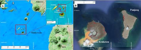 (a) Location of Anak Krakatau Volcano in the Krakatau complex. Inset ...