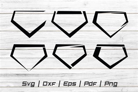 Baseball Home Plate Svg Cut File Graphic By Jennadesignsstore