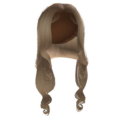 Middle Part W Curled Ends Blonde Roblox