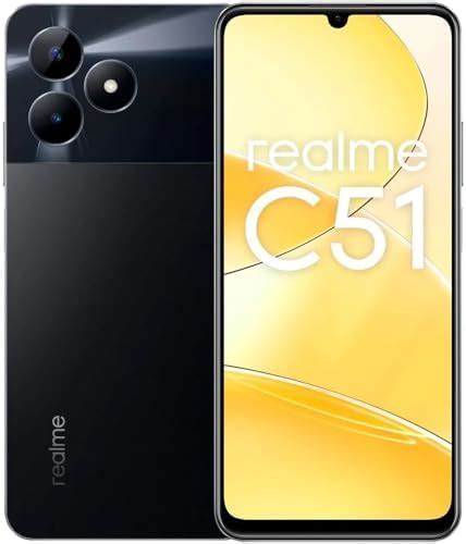 Smartphone Realme C51 Dual Sim LTE 6 74 4 GB 128 GB De Carbono Preto