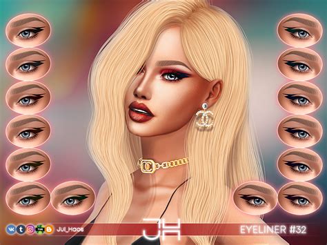 Jul Haos [cosmetics] Eyeliner 32 The Sims 4 Catalog