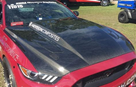 Anderson Composites 2015 2017 Ford Mustang Double Sided Carbon Fiber