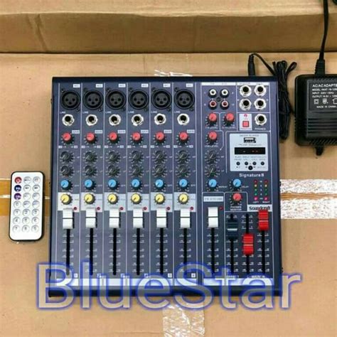 Mixer SoundCraft Signature 8 Channel 6 Mono 2 Stereo Bluetooth USB