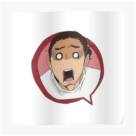 Asahi Azumane Bubble Break Haikyuu Poster For Sale By Lunnaama