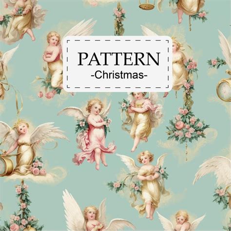 angel patterns vectors illustrations