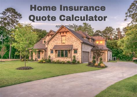 Home Insurance Quote Calculator Za