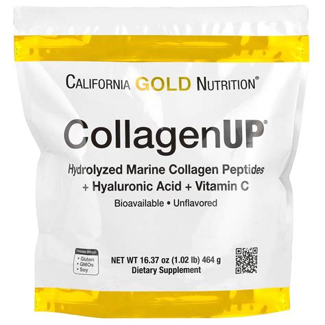California Gold Nutrition, Collagen UP, Marine Sourced Collagen ...