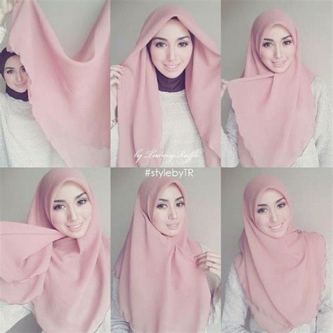 Cute Simple And Easy Hijab Tutorial Model Pakaian Hijab Gaya Hijab Model Pakaian