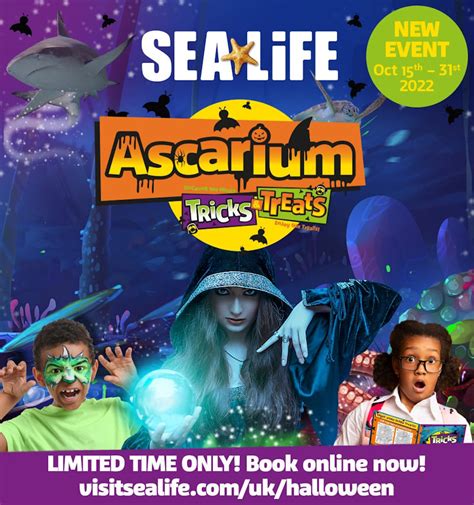 Ascarium Tricks And Treats Halloween Saturday 15th To Monday 31st