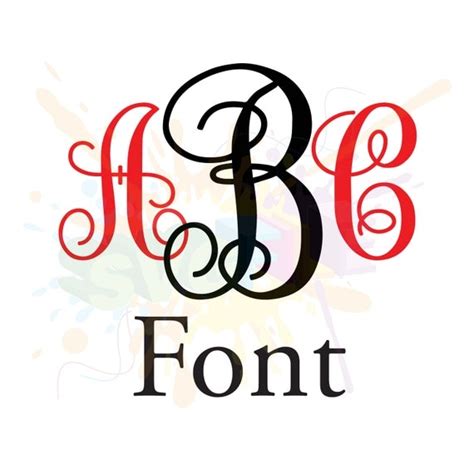 Vine Monogram Font Free Download For Cricut | semashow.com