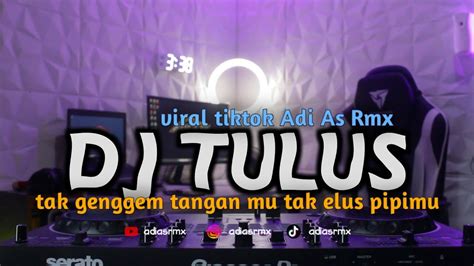 DJ TULUS TAK GENGGEM TANGANMU TAK ELUS PIPIMU VIRAL TIKTOK ADI AS