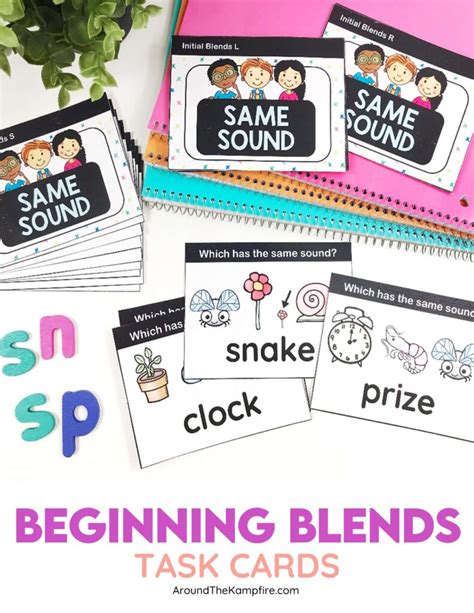 Beginning Consonant Blends Activities That Are Easy And Fun Around The