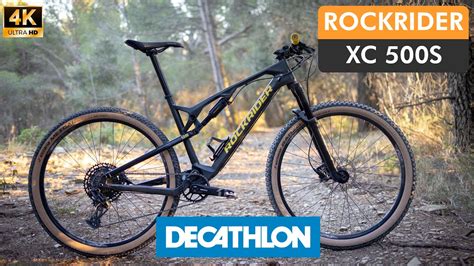 Bicicleta MTB 29 Doble Suspensión Carbono Rockrider XC 500 S Gris