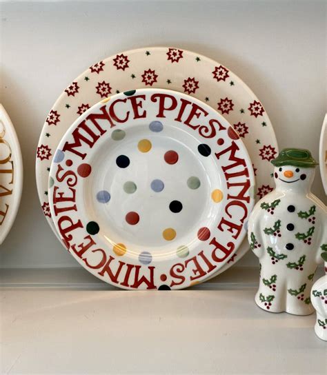 EMMA BRIDGEWATER POLKA DOT CHRISTMAS PLATE