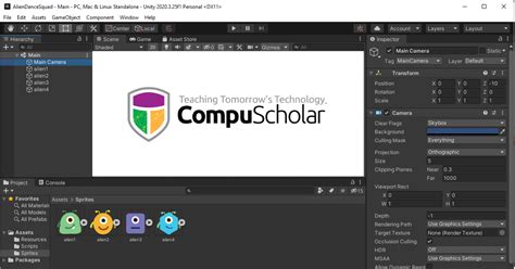 Getting Started With Unity Game Programming Compuscholar