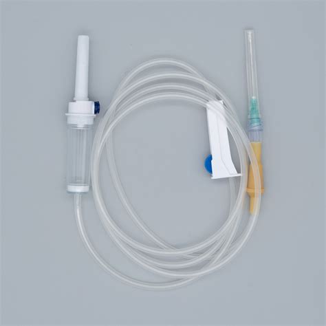 Medical Supply Disposable Iv Transfusion Infusion Set With Luer Lock