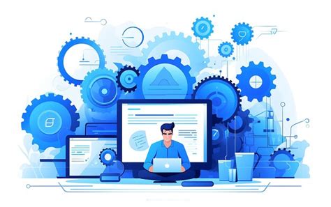 Premium AI Image Automated Testing Abstract Concept Vector Illustration