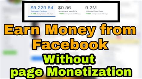 How We Can Earn Money From Facebook Without Fb Page Monetization