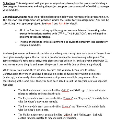 Solved Obiectives This Assignment Will Give You An Chegg