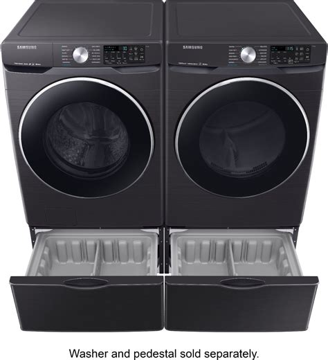 Samsung 7 5 Cu Ft Stackable Smart Electric Dryer With Steam Sanitize