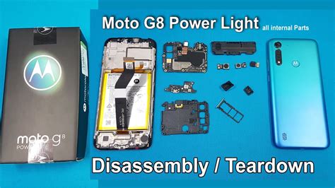 Moto G8 Power Lite Disassembly Teardown All Internal Parts Of Moto