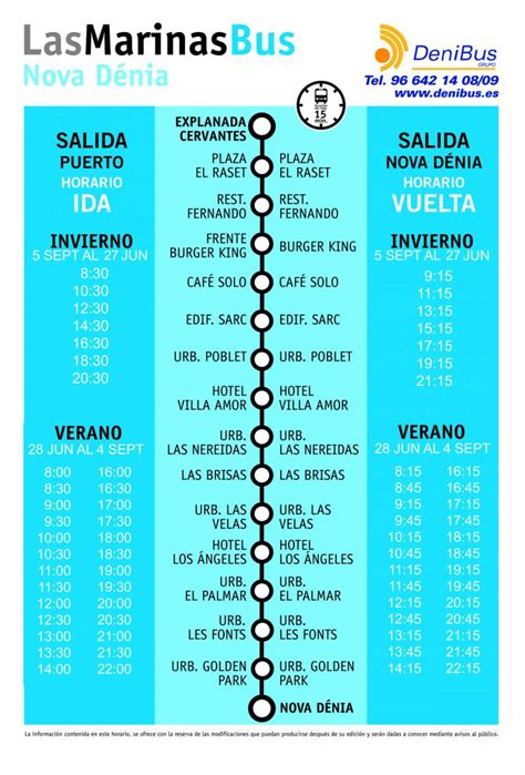 Horario Transportes D Nia Tv Denia