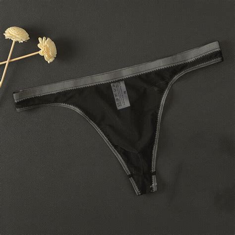Men G String Thong Bulge Pouch Panties Low Rise Bikini T Back Underwear